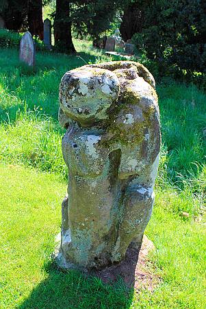 Dacre - Churchyard Bear Carving